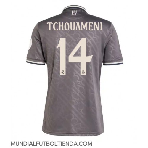 Camiseta Real Madrid Aurelien Tchouameni #14 Tercera Equipación Replica 2024-25 mangas cortas